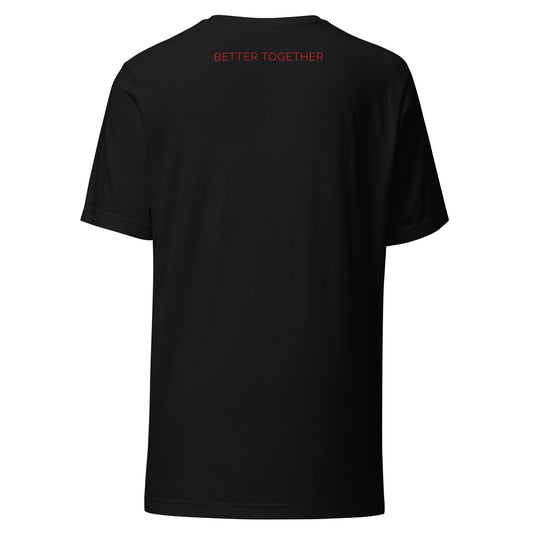 ONE CANADA Signature Tee — back view showing Better Together text